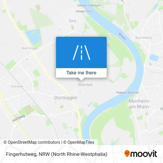 Карта Fingerhutweg