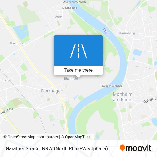 Garather Straße map