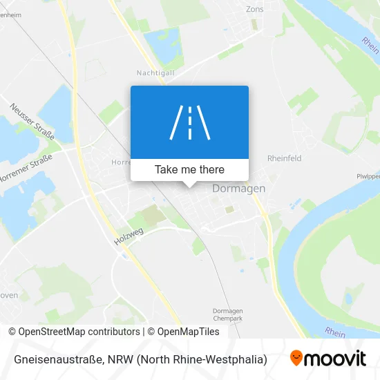 Карта Gneisenaustraße