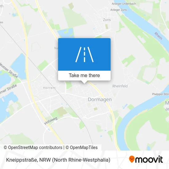 Карта Kneippstraße