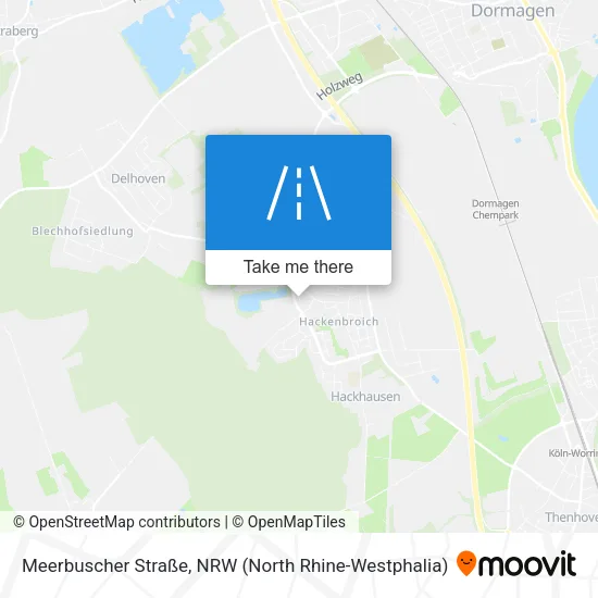 Meerbuscher Straße map