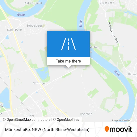 Карта Mörikestraße
