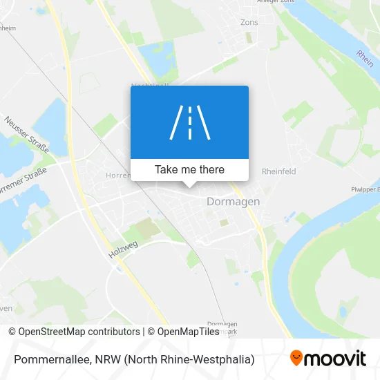 Карта Pommernallee