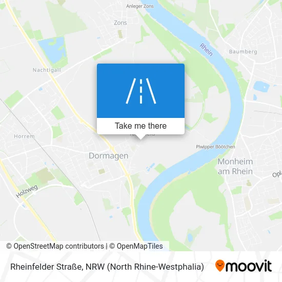 Rheinfelder Straße map