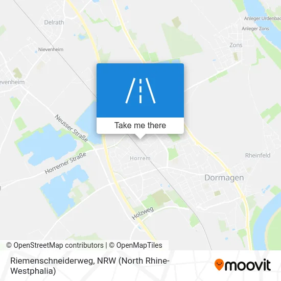 Riemenschneiderweg map