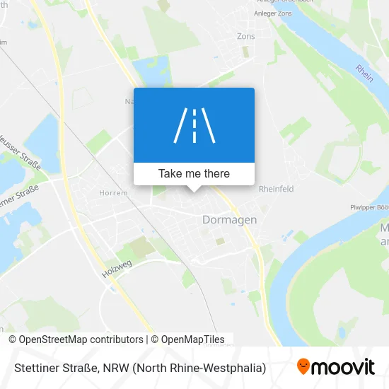 Карта Stettiner Straße