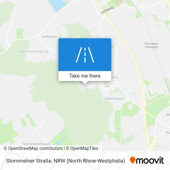 Stommelner Straße map