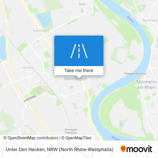 Карта Unter Den Hecken