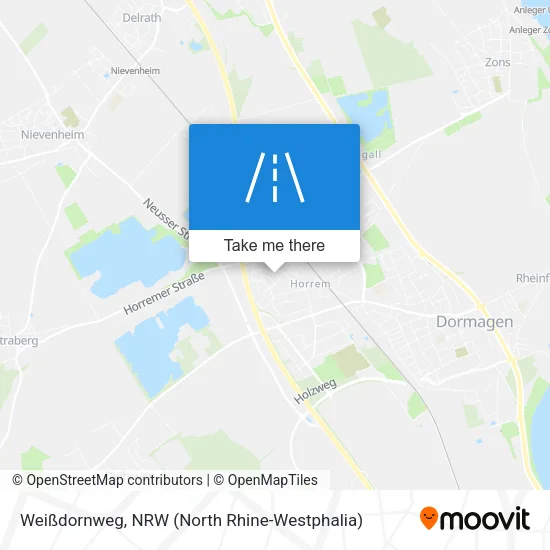 Карта Weißdornweg
