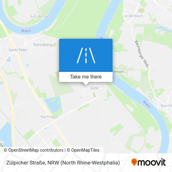 Zülpicher Straße map