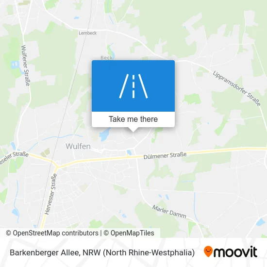 Barkenberger Allee map