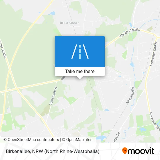 Birkenallee map