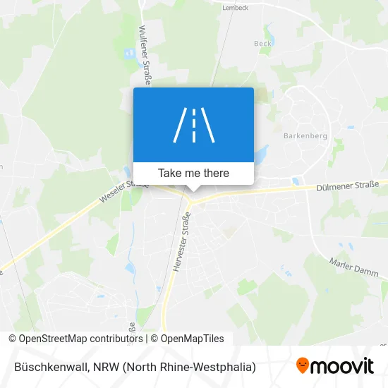 Büschkenwall map