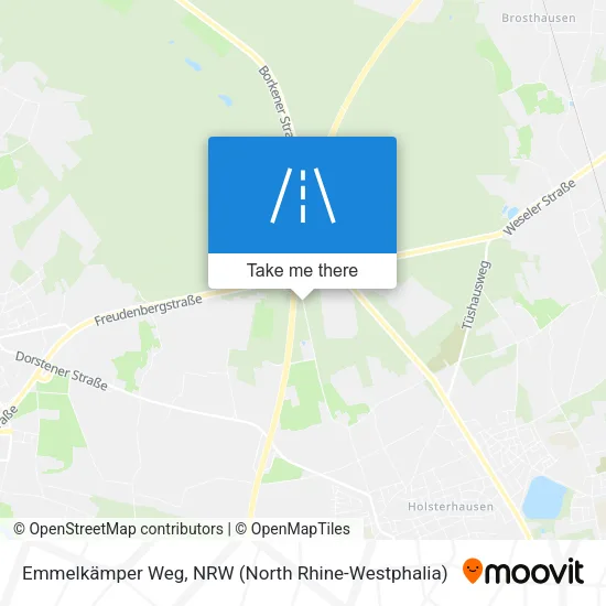 Карта Emmelkämper Weg