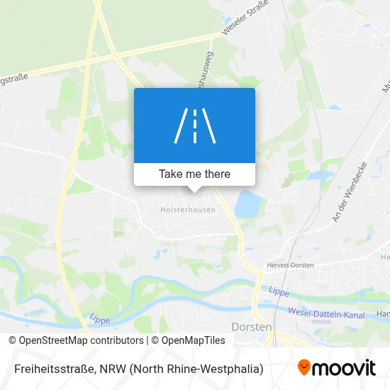 Freiheitsstraße map