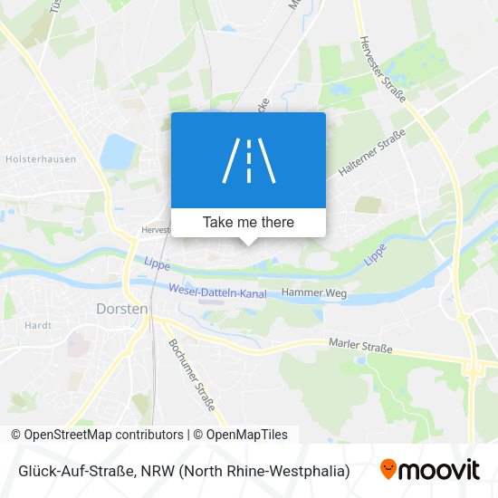 Glück-Auf-Straße map