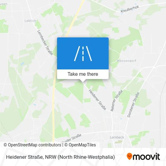 Heidener Straße map