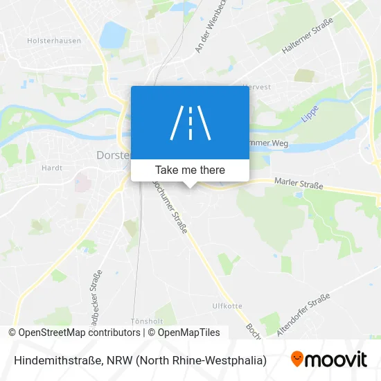 Hindemithstraße map