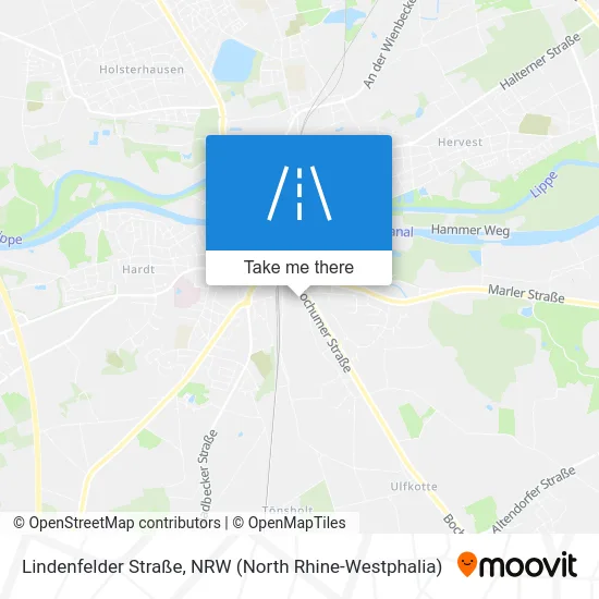 Карта Lindenfelder Straße