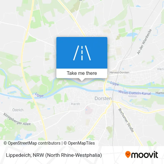 Lippedeich map