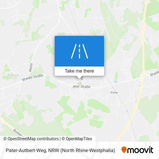 Карта Pater-Autbert-Weg