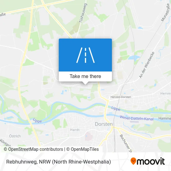 Rebhuhnweg map