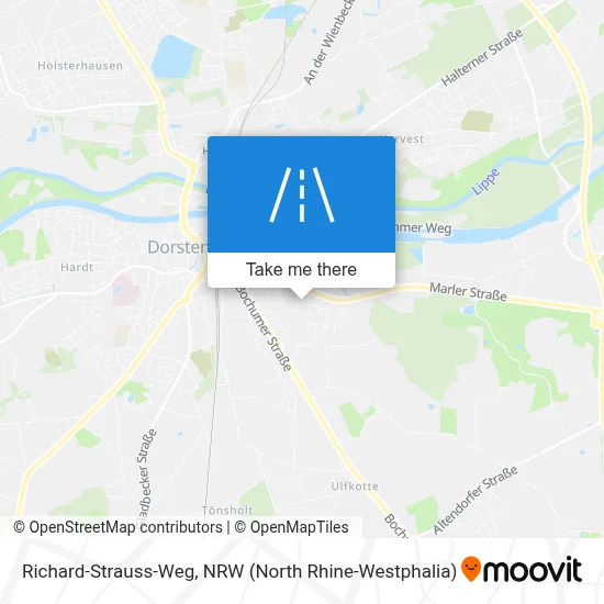 Richard-Strauss-Weg map