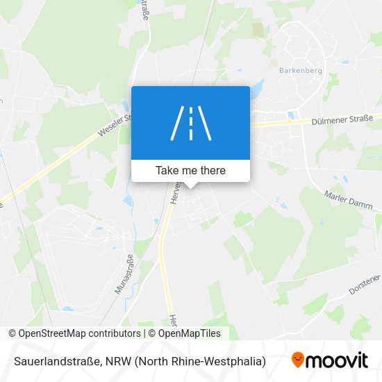 Sauerlandstraße map