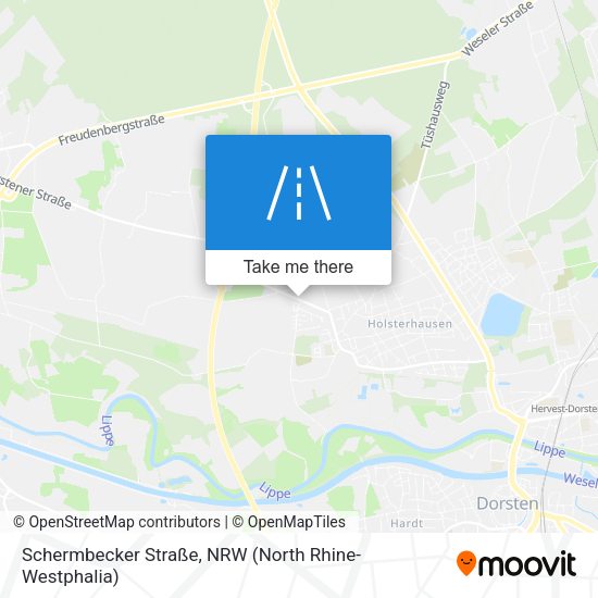Schermbecker Straße map