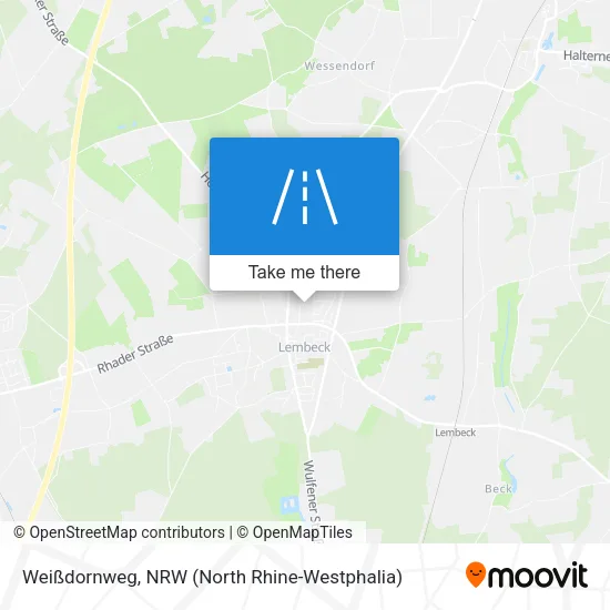 Карта Weißdornweg