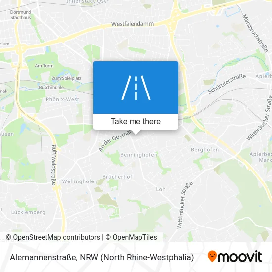 Alemannenstraße map