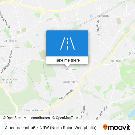 Alpenrosenstraße map