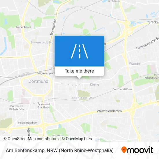 Am Bentenskamp map