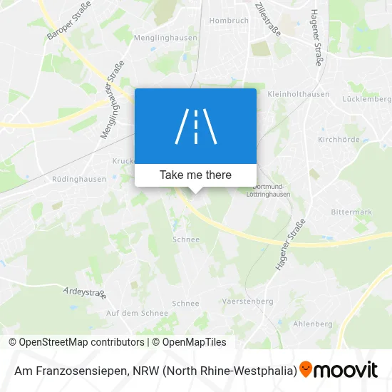 Am Franzosensiepen map