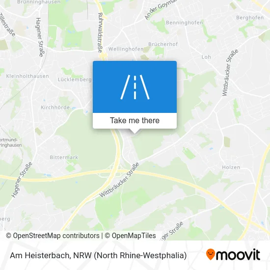 Am Heisterbach map