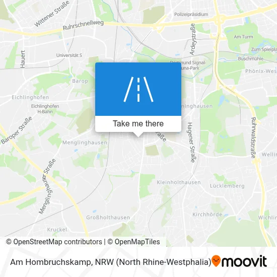 Am Hombruchskamp map