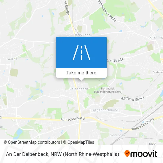 An Der Deipenbeck map