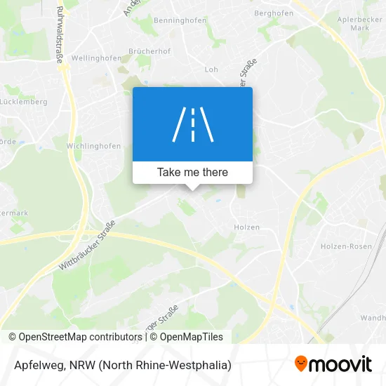Карта Apfelweg