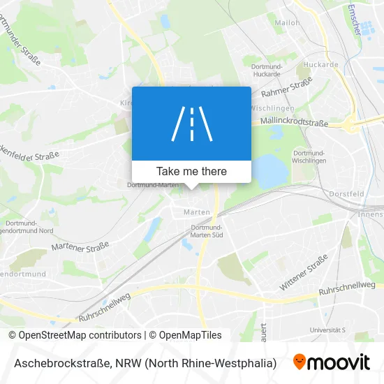 Карта Aschebrockstraße
