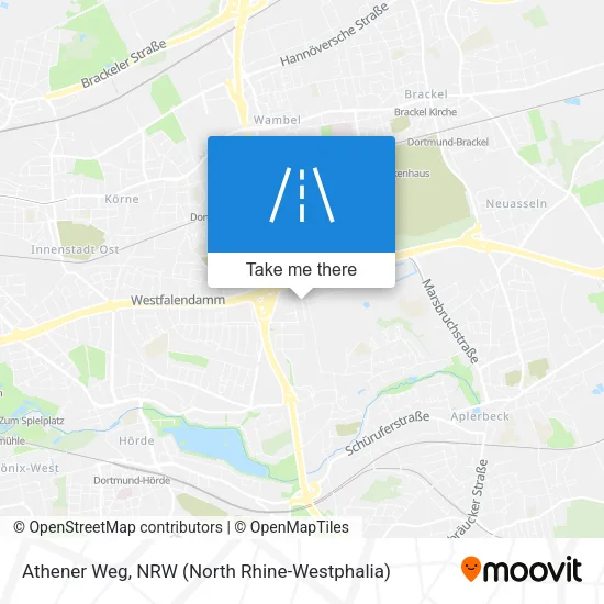 Карта Athener Weg