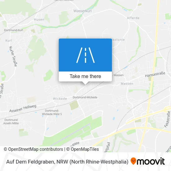 Карта Auf Dem Feldgraben