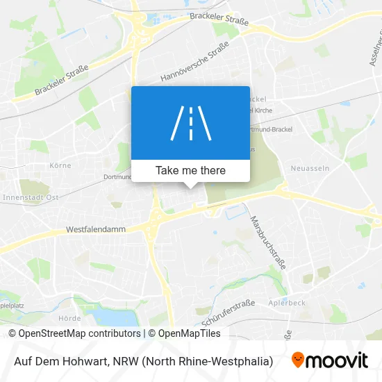 Auf Dem Hohwart map