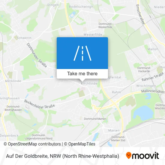 Auf Der Goldbreite map