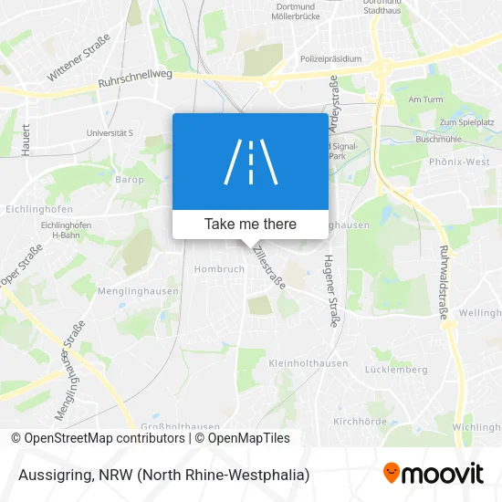 Aussigring map