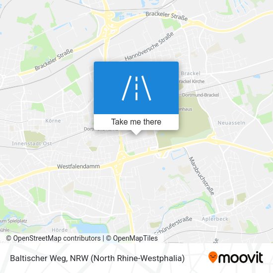 Baltischer Weg map