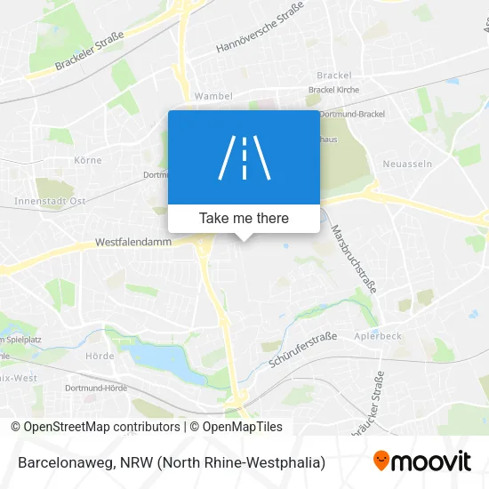 Карта Barcelonaweg