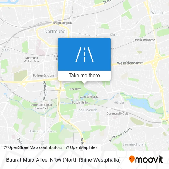 Baurat-Marx-Allee map