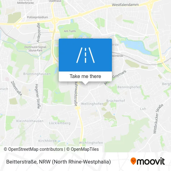 Beitterstraße map