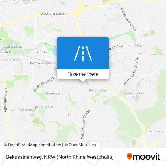 Карта Bekassinenweg