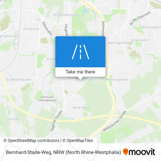 Bernhard-Stade-Weg map